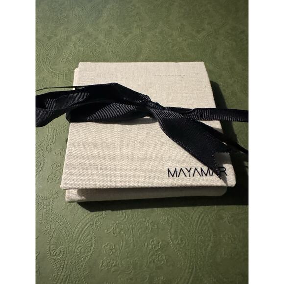 MAYAMAR Gold Evil Eye Pendant Necklace 20” Adjustable NWT w/ Box & Pouch - Picture 4 of 4